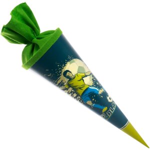 Goldbuch Schultüte 35 cm Kicker, rot, Größe 35 cm