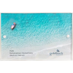 Goldbuch Acryl-Fotorahmen Pure 10x15 cm gold zum Hinstellen