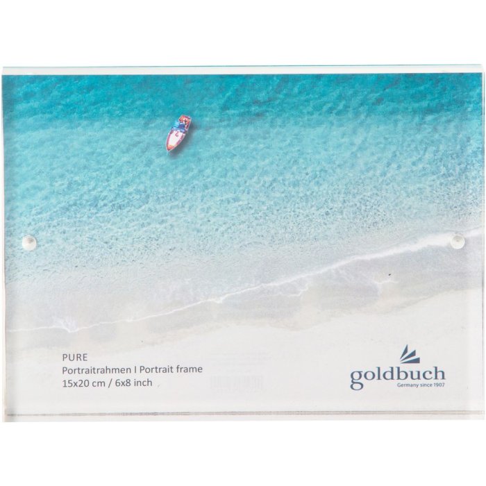 Goldbuch Acryl-Fotorahmen Pure 15x20 cm Gold Hinstellen