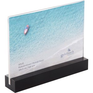 Goldbuch Acryl-Fotorahmen Solid 10x15 cm schwarz