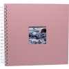 HNFD Spiralalbum Khari rosé 24x25 cm 50 weiße Seiten gerippt