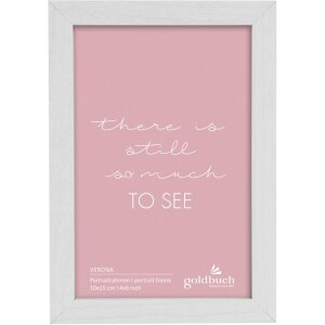 Goldbuch Fotorahmen Verona MDF Holzrahmen 10x15 cm bis 20x30 cm Weiß Natur