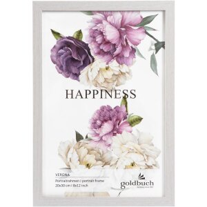 Goldbuch Fotorahmen Verona MDF Holzrahmen 10x15 cm bis 20x30 cm Weiß Natur