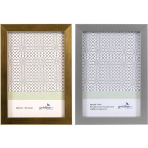Goldbuch Fotorahmen Deluxe 10x15 cm bis 15x20 cm Gold Kunststoff Aufsteller