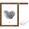 Deknudt S46EA3 Holzrahmen braun Goldkante 10x15 cm bis 40x60 cm