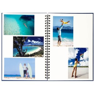 Panodia Spiralalbum Manille 34x25 cm rot