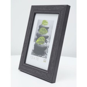 Deknudt S46KF2 Holzrahmen schwarz mit Perlenbiese 30x30 cm