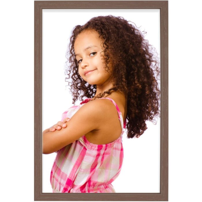 Deknudt S46KF3 Holzrahmen beige mit Perlenbiese 10x15 cm bis 40x50 cm