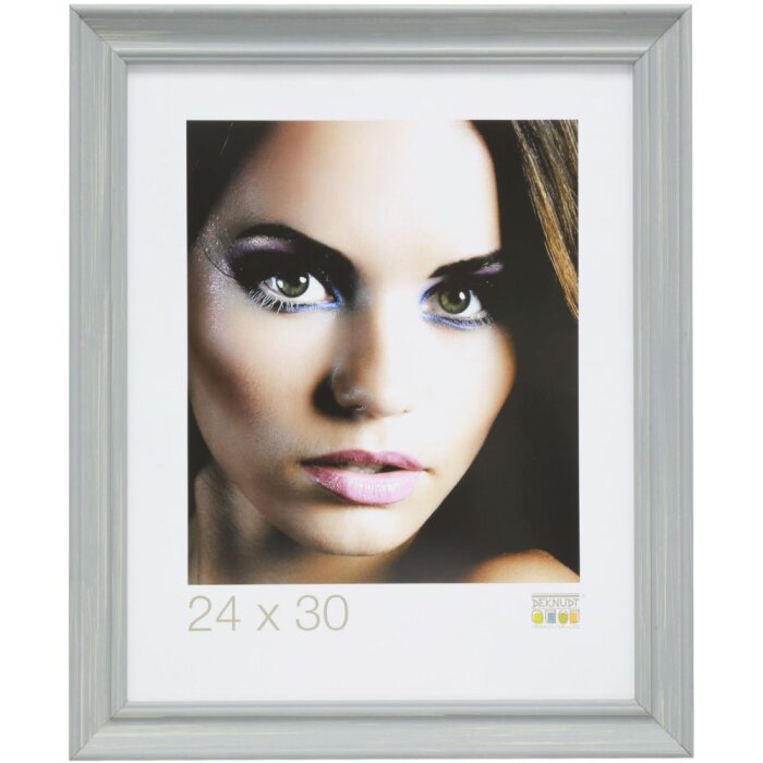 Deknudt S46LF7 Bilderrahmen grau gemalt rustikal bis 30x30 cm