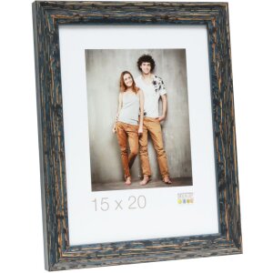 Deknudt S46MF2 Schwarzer Holzrahmen verwittert rustikal für Wand oder Tisch