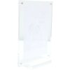 Deknudt S58SC1 Transparenter Magnetrahmen mit Aufsteller, transparent, 6 mm