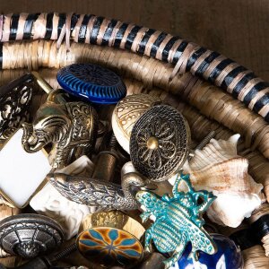 Дверная ручка 5x3 см - Clayre & Eef 64155