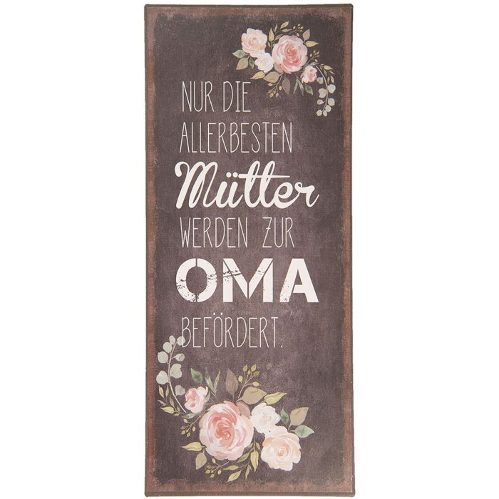 Текстовая табличка 13x30 см - Clayre & Eef 6Y3640DZ