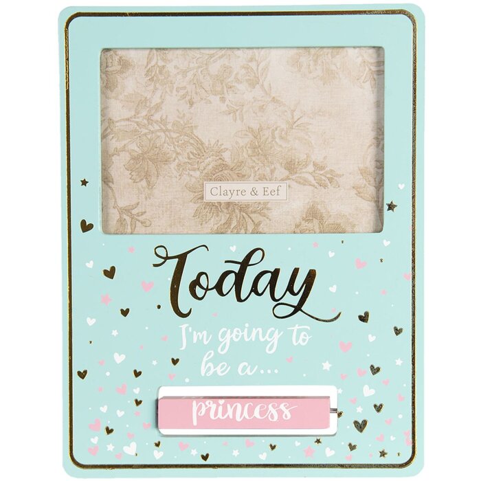 Фоторамка Clayre & Eef 2F0625 бирюзовая 18x1x23 см - 10x15 см