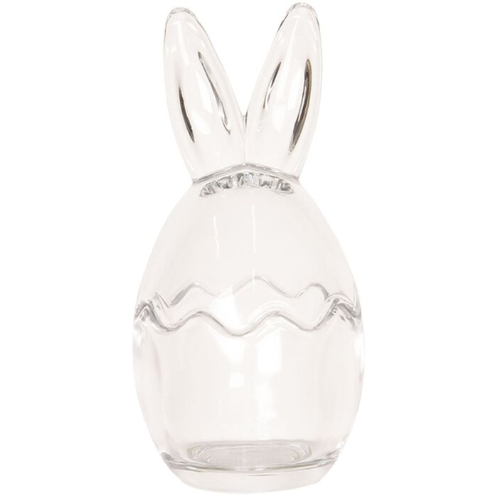 Clayre & Eef 6GL2504 Банка для хранения Ø 8x17 см Стеклянная круглая банка для хранения Haas