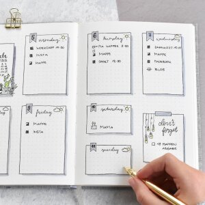 Блокнот A5 с точками Полный идей