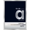 Алюминиевая фоторамка Nielsen Альфа 15x20 см серебристая