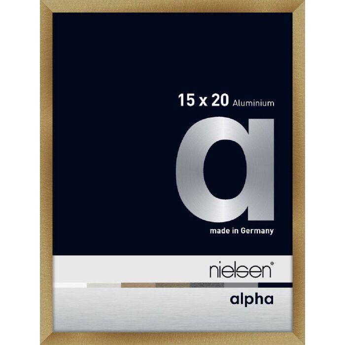 Алюминиевая фоторамка Nielsen Альфа 15x20 см матовый янтарь
