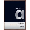 Алюминиевая фоторамка Nielsen Альфа 18x24 см венге светлый