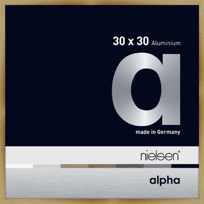 Алюминиевая фоторамка Nielsen Альфа 30x30 см матовый янтарь