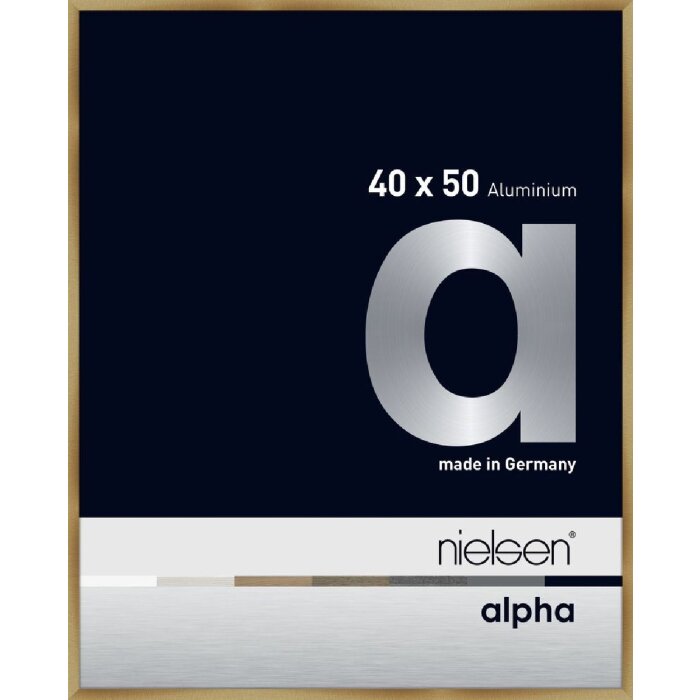 Алюминиевая фоторамка Nielsen Альфа 40x50 см матовый янтарь