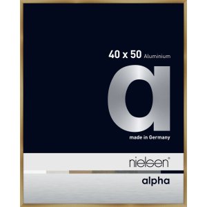 Алюминиевая фоторамка Nielsen Альфа 40x50 см матовый янтарь