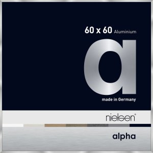 Алюминиевая фоторамка Nielsen Альфа 60x60 см серебристая