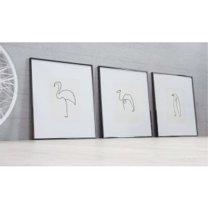 Nielsen алюминиевая фоторамка Alpha 60x60 см матовая нержавеющая сталь