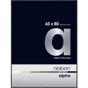 Алюминиевая фоторамка Nielsen Альфа 60x80 см серая