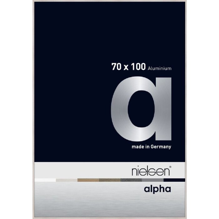 Nielsen алюминиевая фоторамка Alpha 70x100 см дуб беленый