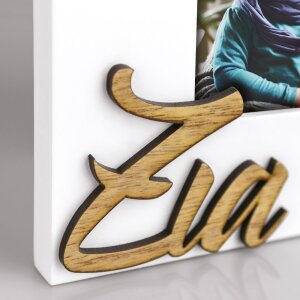 ZEP Zia Fotorahmen 10x15 cm weiß zum Hinstellen