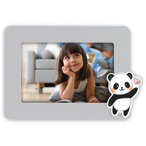 ZEP Arthur Babyrahmen 10x15 cm Querformat Panda Braun