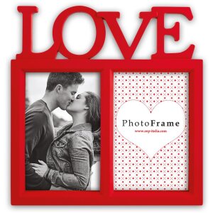 ZEP двойная рамка Madeira 2 фото 10x15 см красный Любовь