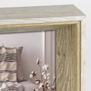 ZEP Bilderrahmen Scott Braun Creme Grau MDF 10x15 cm bis 30x40 cm