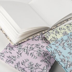 Walther Fotoalbum Bloomy 18x18 cm 30 weiße Seiten...