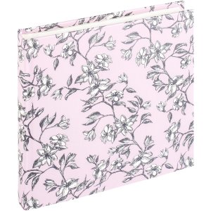 Walther Fotoalbum Bloomy 18x18 cm 30 weiße Seiten sortierte Farben
