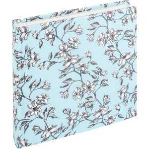 Walther Fotoalbum Bloomy 18x18 cm 30 weiße Seiten sortierte Farben