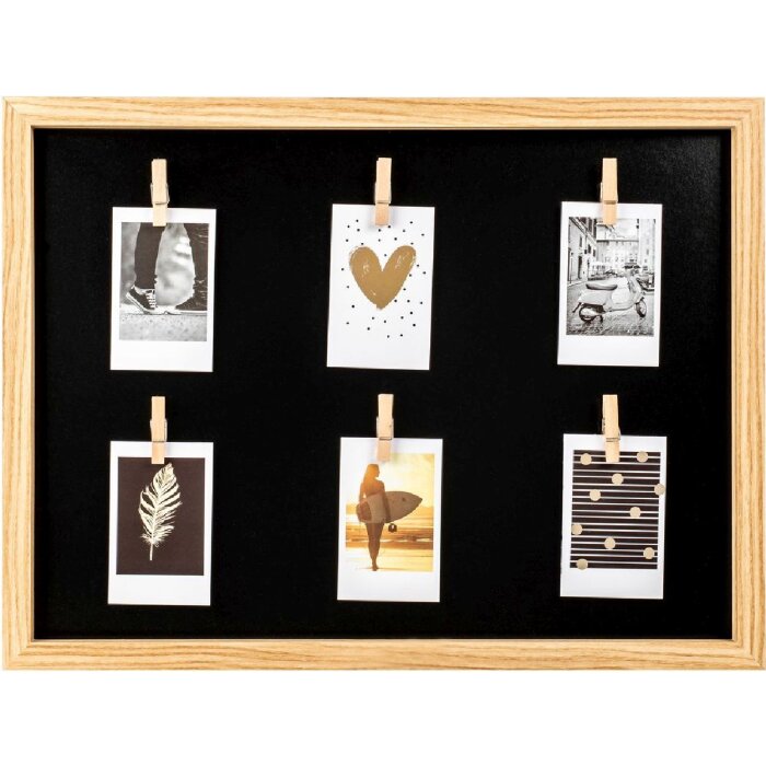 Деревянная мультирамка Adventure MDF 40x30 см натуральная