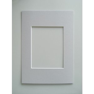 Walther Galerie Passepartout 30x40 cm grau für DIN A4