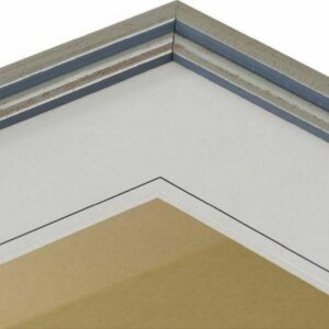 Деревянная рамка Henzo Artos 40x60 см серебристая