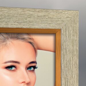 ZEP Quentin Fotorahmen 10x15 cm bis 20x30 cm Holzoptik mit Aufsteller