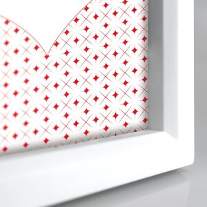 ZEP Madeira Doppelrahmen 2 Fotos 10x15 cm Love 23x23 cm