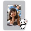 ZEP Arthur Babyrahmen 10x15 cm Panda Bär Holz-Fotorahmen zum Stellen und Hängen