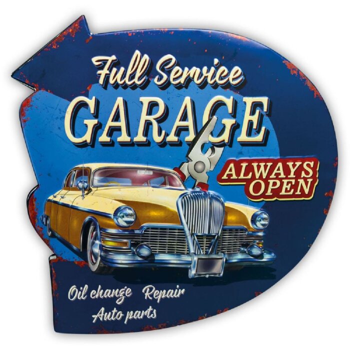 Металлическая табличка RICHMOND 40x40x2,5 см