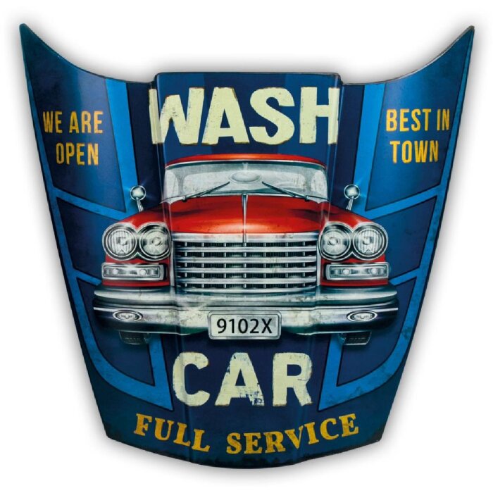 Жестяной знак DETROIT 34x34x5,5 см