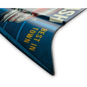 Жестяной знак DETROIT 34x34x5,5 см