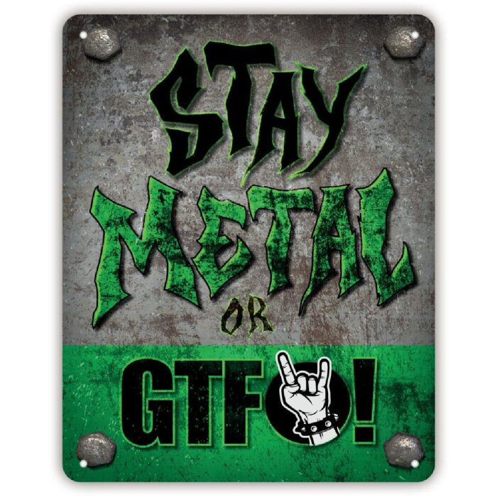 Металлическая табличка STAY 30x40x0,3 см