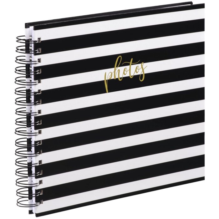 Hama Spiralalbum Blocks 28x24 cm 50 weiße Seiten für 100 Fotos 10x15 cm