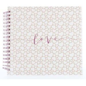 Альбом на спирали Романтика, 28x24 см, 40 белых страниц