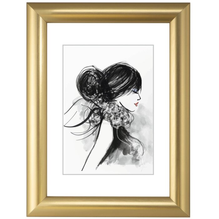 Пластиковая рамка София 13x18 см золото